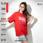 MAY THE HUAT BE WITH YOU Meme Parody Cotton Dri-Fit Shirt - Image 5