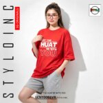 MAY THE HUAT BE WITH YOU Meme Parody Cotton Dri-Fit Shirt - Image 7