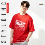 MAY THE HUAT BE WITH YOU Meme Parody Cotton Dri-Fit Shirt - Image 6