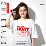 MAY THE HUAT BE WITH YOU Meme Parody Cotton Dri-Fit Shirt - Image 16