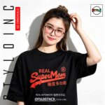 REAL SUPERMOM Meme Parody Cotton Dri-Fit Shirt - Image 6