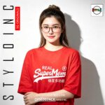 REAL SUPERMOM Meme Parody Cotton Dri-Fit Shirt - Image 14