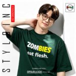 ZOMBIES eat flesh. Cotton Dri-Fit Shirt - Image 11