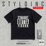 STRAIGHT OUTTA YISHUN Meme Parody Cotton Dri-Fit Shirt